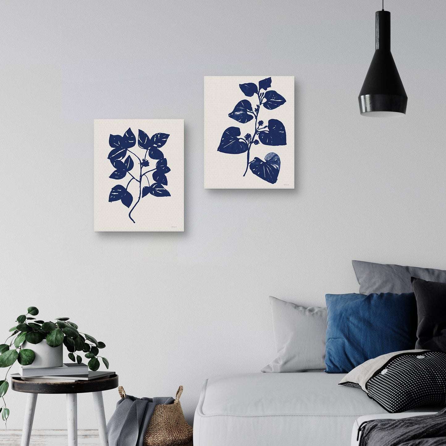 Indigo Botanico I - Stellar Design Studio