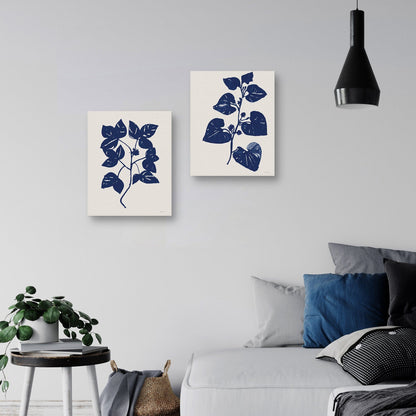 Indigo Botanico I - Stellar Design Studio