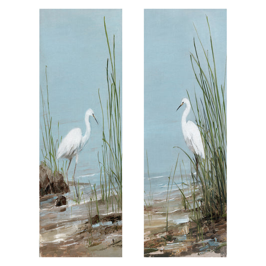 Pájaro playero blanco - Sally Swatland