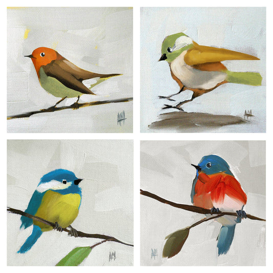 Pajaro azul III - Angela Moulton