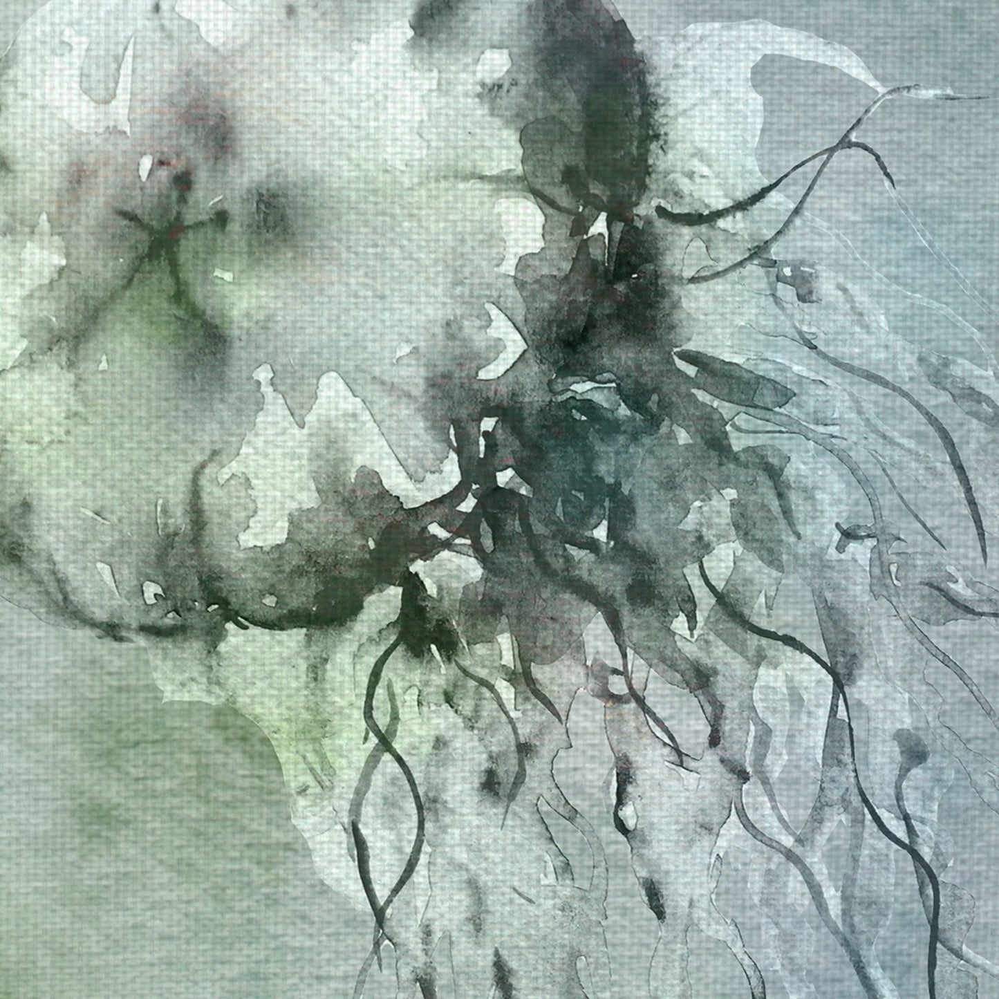 Medusa azul gris I - Brandi Fitzgerald