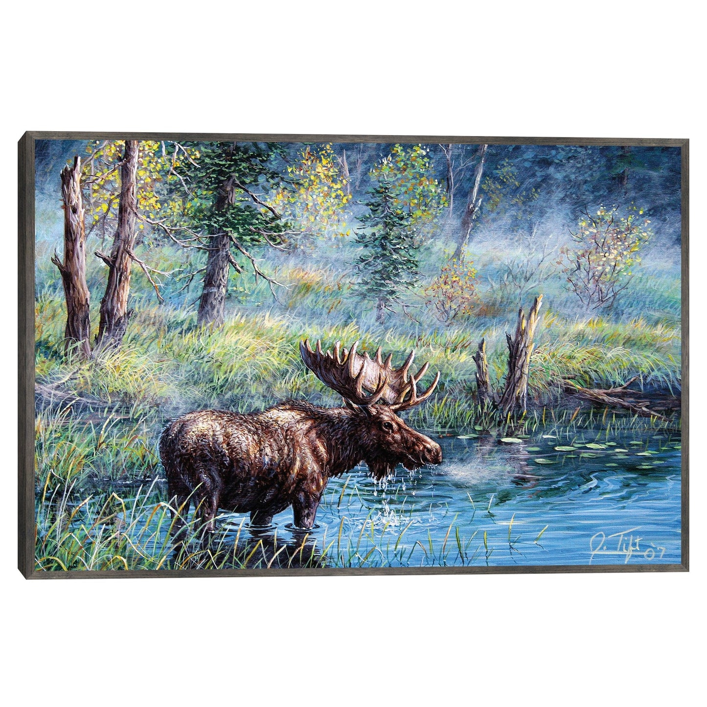 Pintura de alces I - Jeff Tift