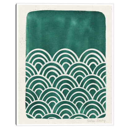 Olas de vieira Teal - Pauline Stanley