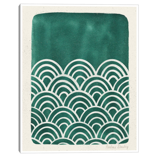 Olas de vieira Teal - Pauline Stanley