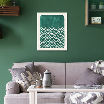 Olas de vieira Teal - Pauline Stanley
