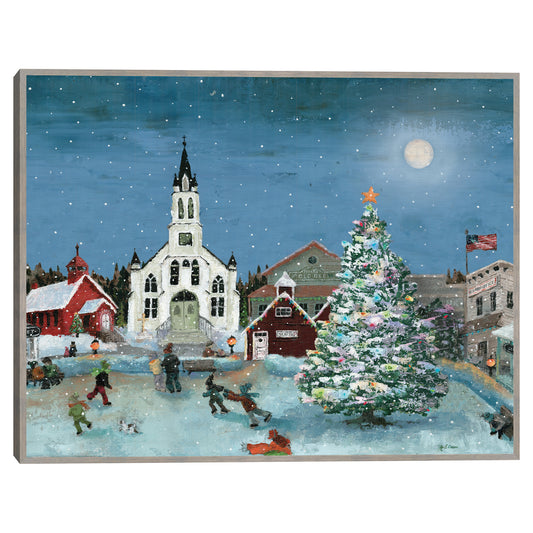 Escena de navidad luna - Marie Elaine Cusson