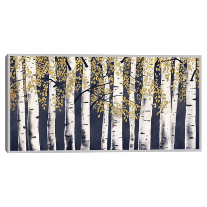Fresco bosque índigo oro - James Wiens