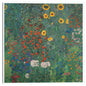 Jardín con girasoles - Gustav Klimt