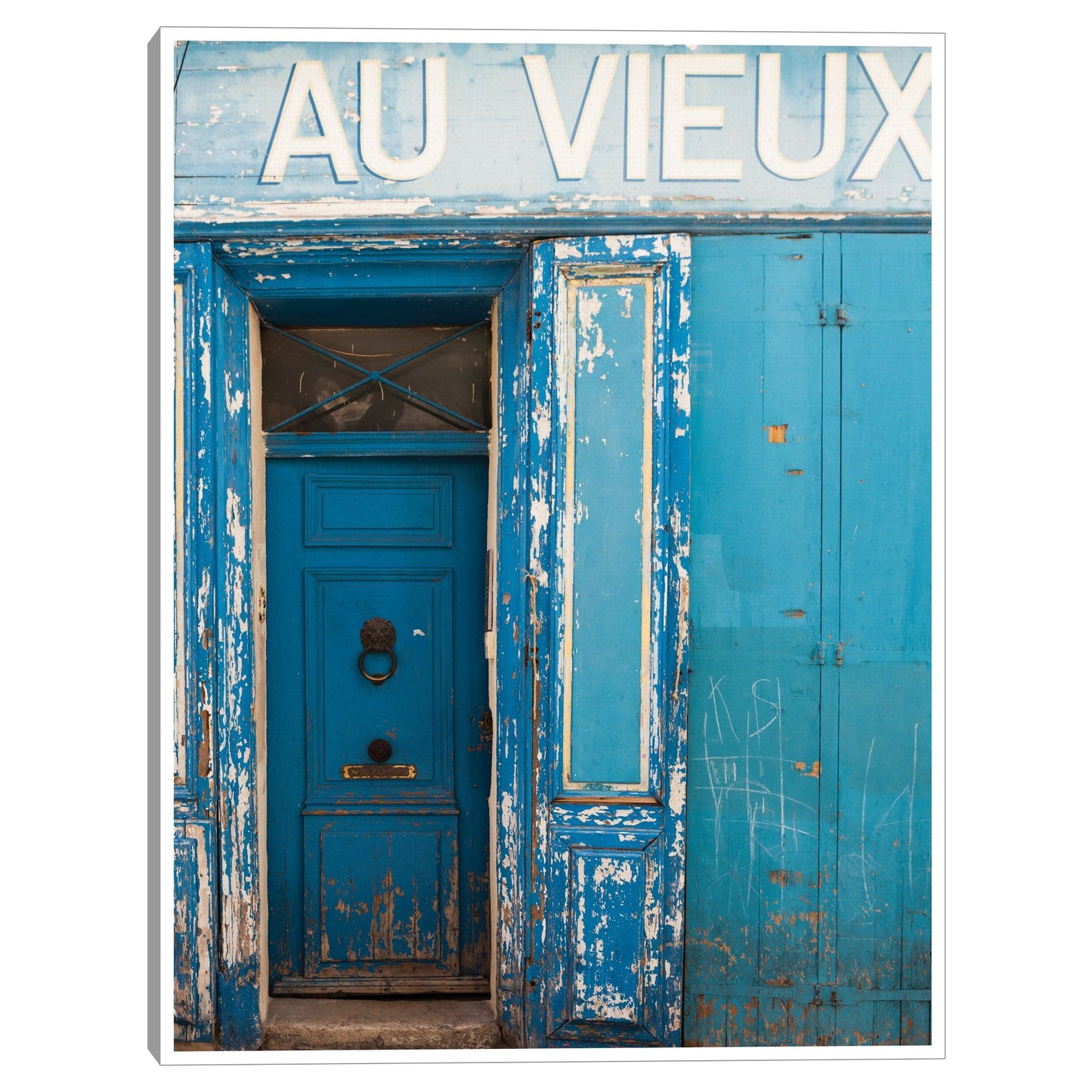 Puerta azul au vieux - Sossi Madzounian