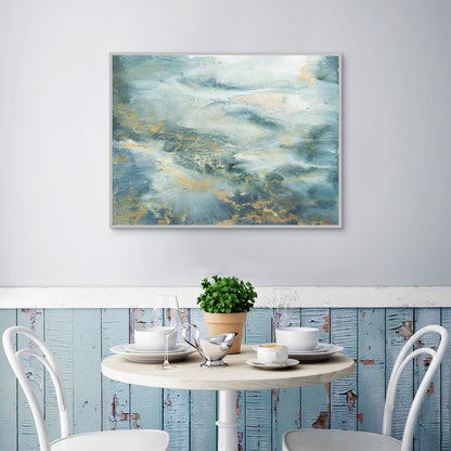 Resumen de acuarela azul - Tre Sorelle Studios