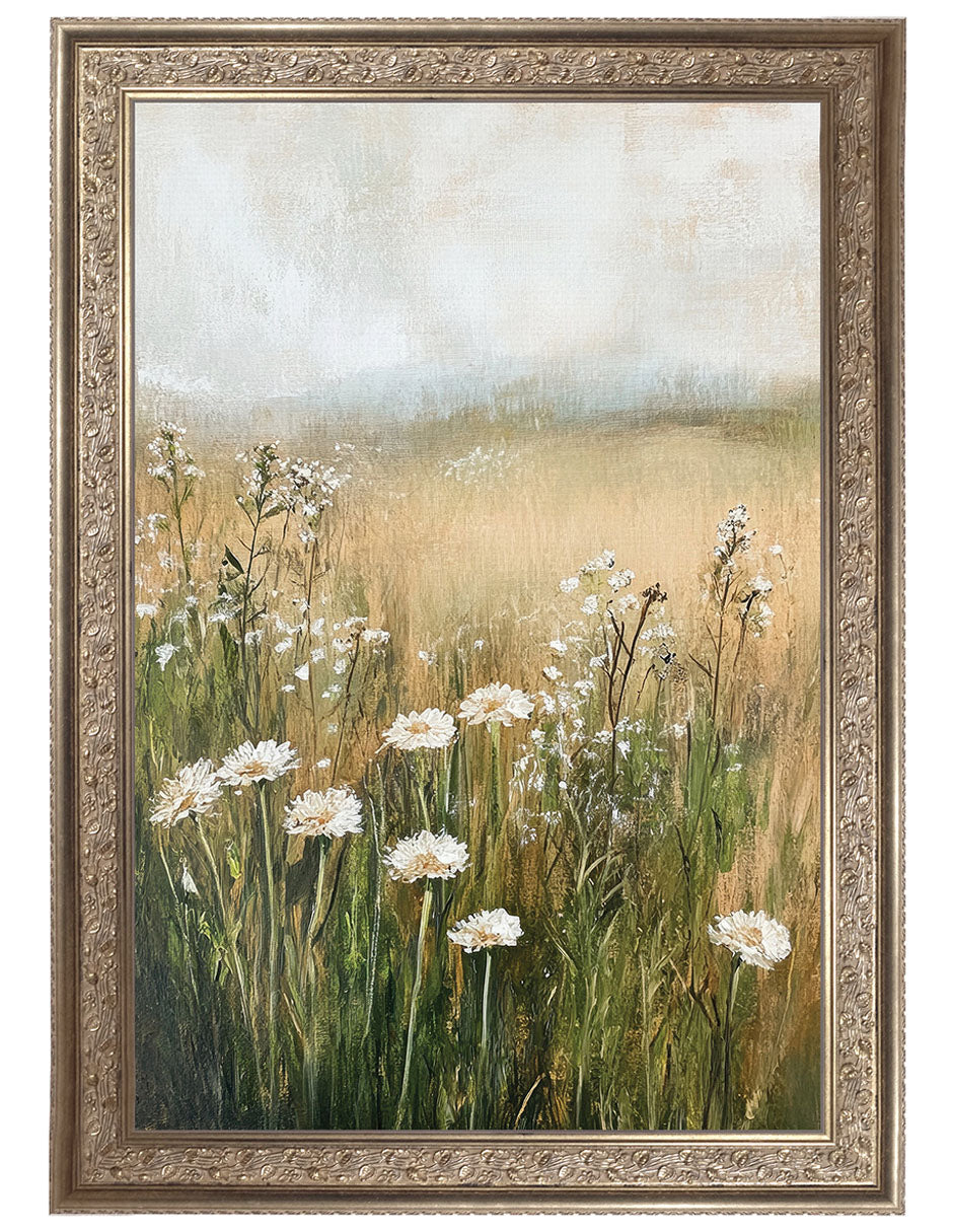 Unas Pocas Flores Blancas - Petals Prints Design