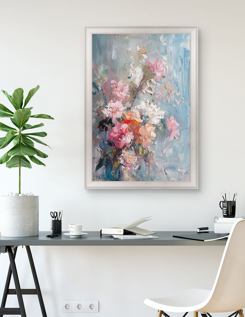 Ramo Rosa Abstracto - Petals Prints Design