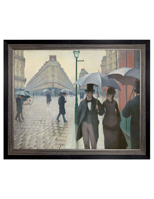 Día Lluvioso en París - Gustave Caillebotte