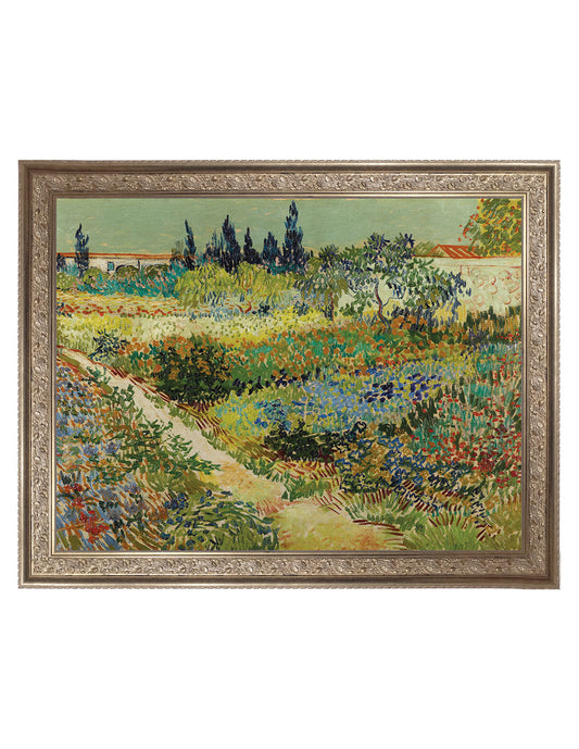 Jardín en Arles - Vincent Van Gogh