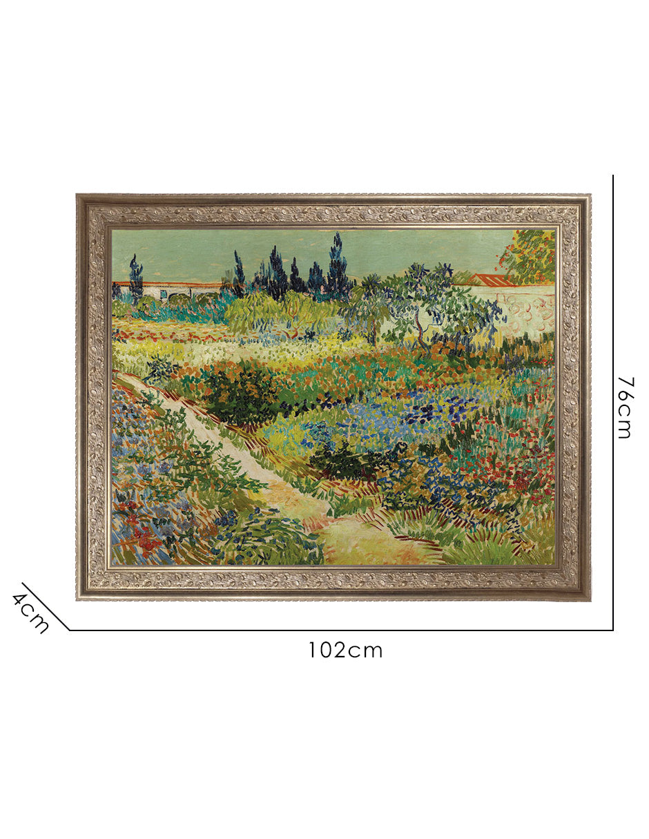 Jardín en Arles - Vincent Van Gogh