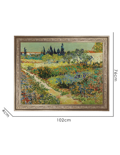 Jardín en Arles - Vincent Van Gogh