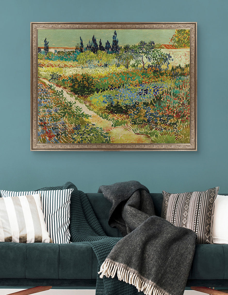 Jardín en Arles - Vincent Van Gogh