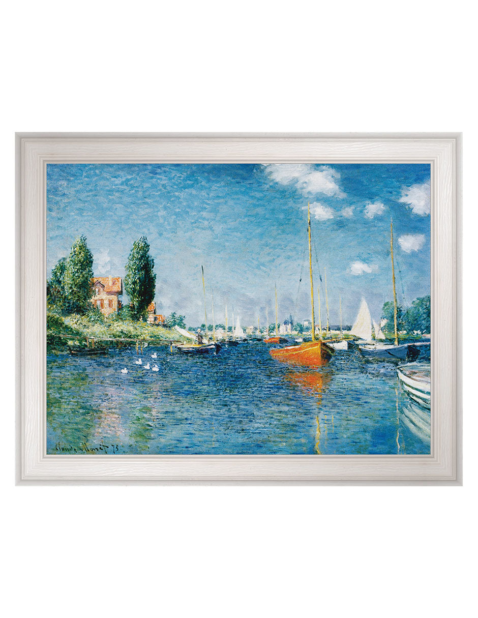Barcos Rojos en Argenteuil - Claude Monet