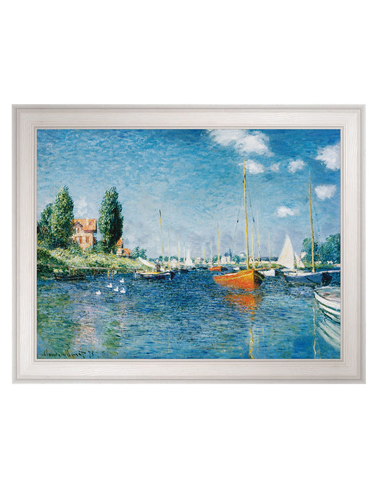 Barcos Rojos en Argenteuil - Claude Monet