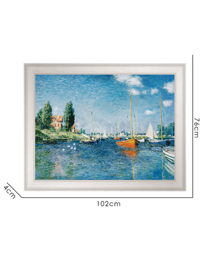 Barcos Rojos en Argenteuil - Claude Monet