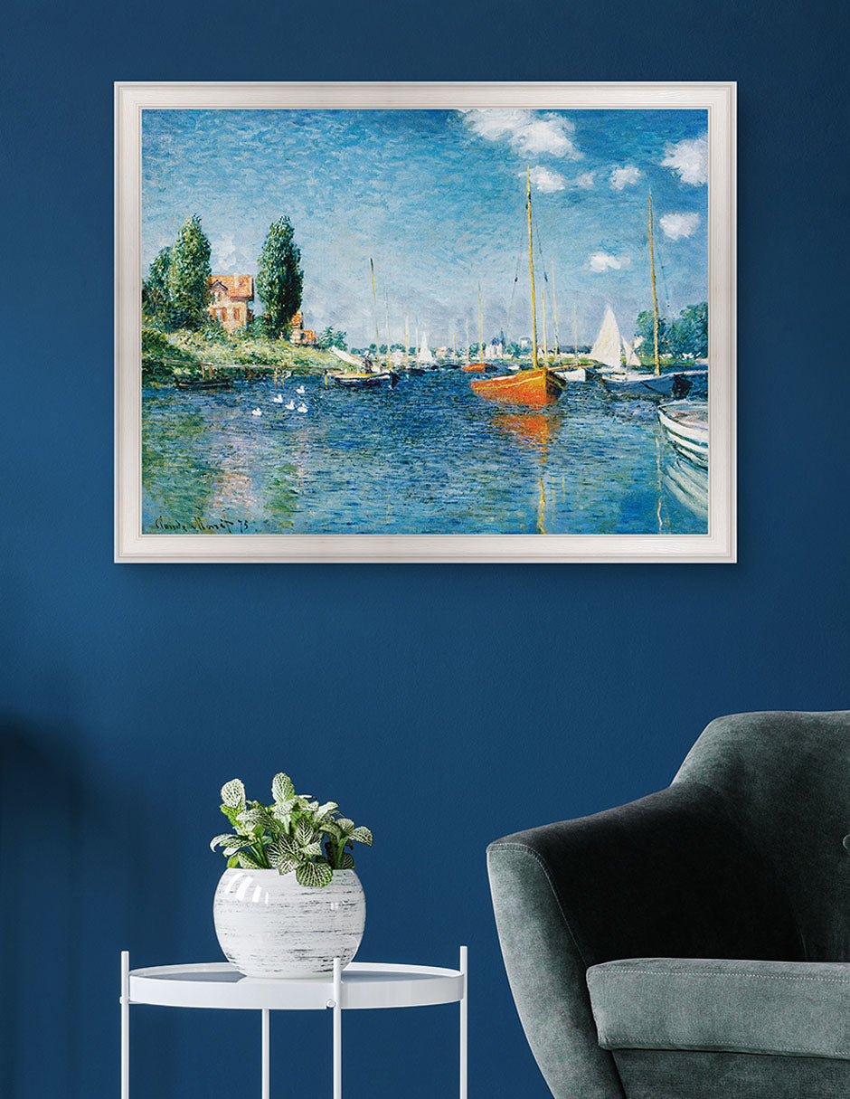 Barcos Rojos en Argenteuil - Claude Monet