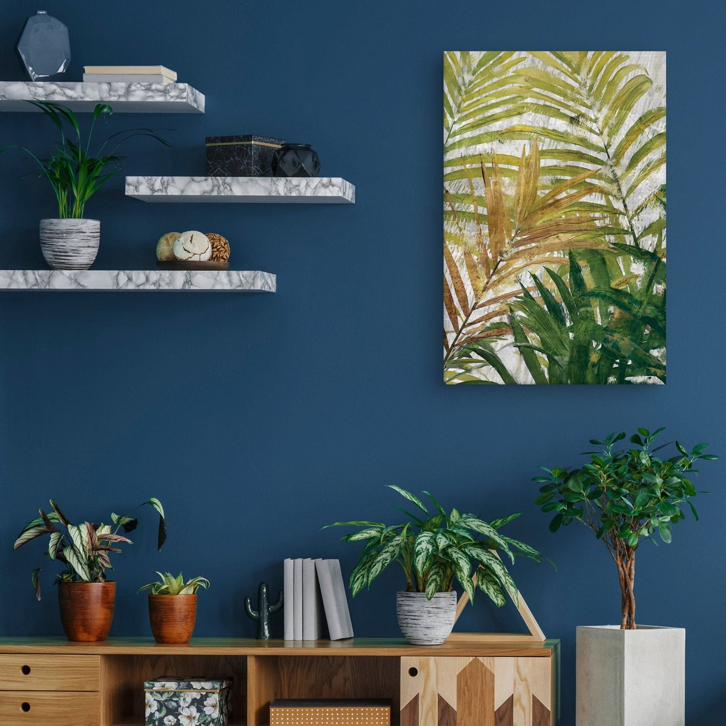 Retrato de frondas tropicales - Studio Arts