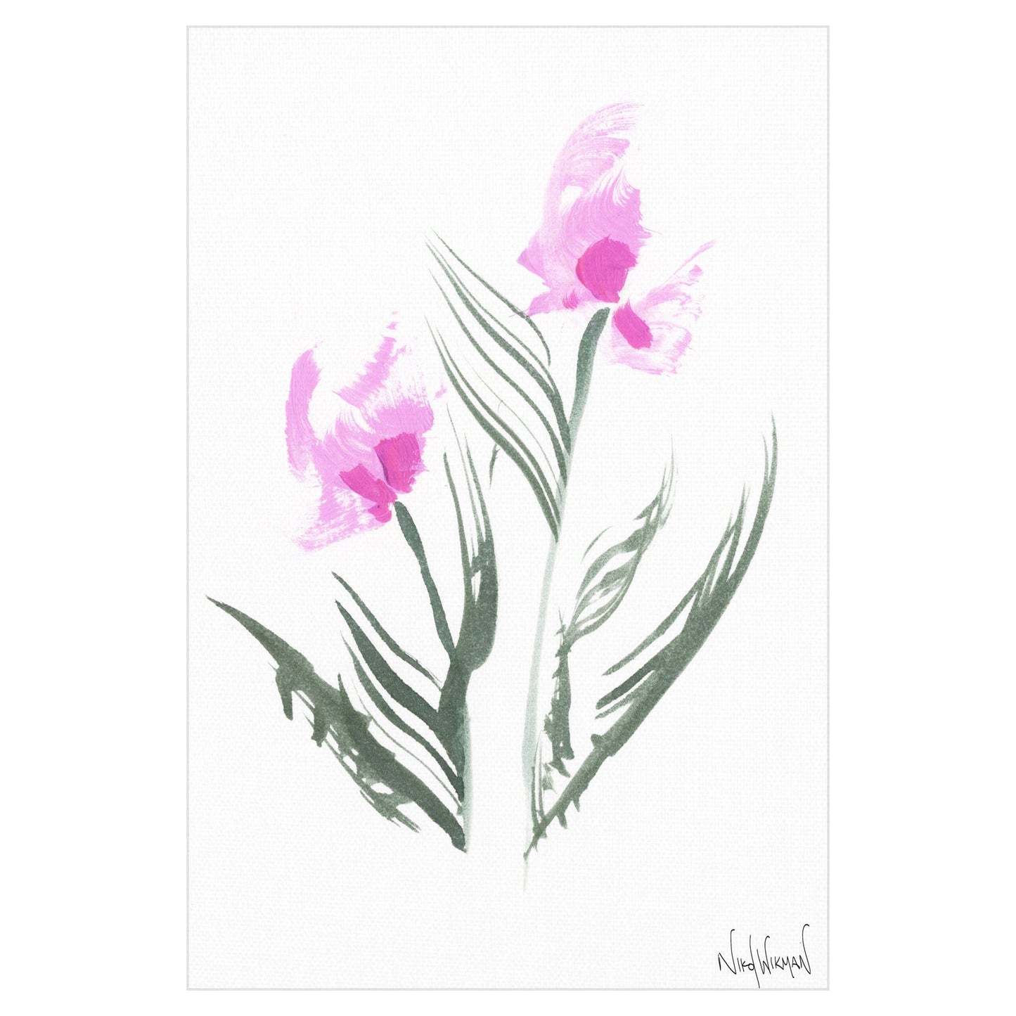 Primavera Floral IX Rosa - Nikol Wikman