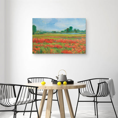 Campo de amapolas de coral - Alexi Fine