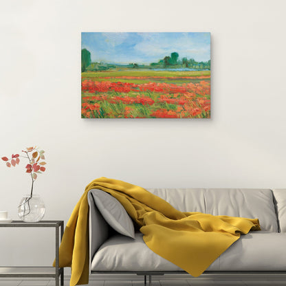 Campo de amapolas de coral - Alexi Fine