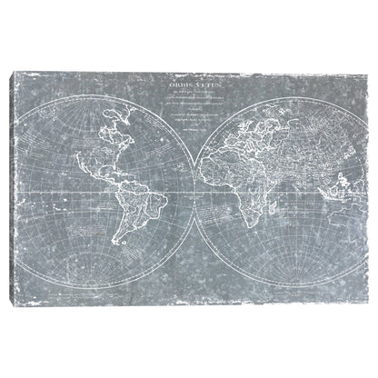 Mapa del mundo galvanizado - CAD Designs