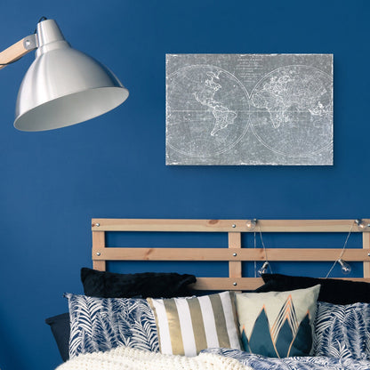 Mapa del mundo galvanizado - CAD Designs