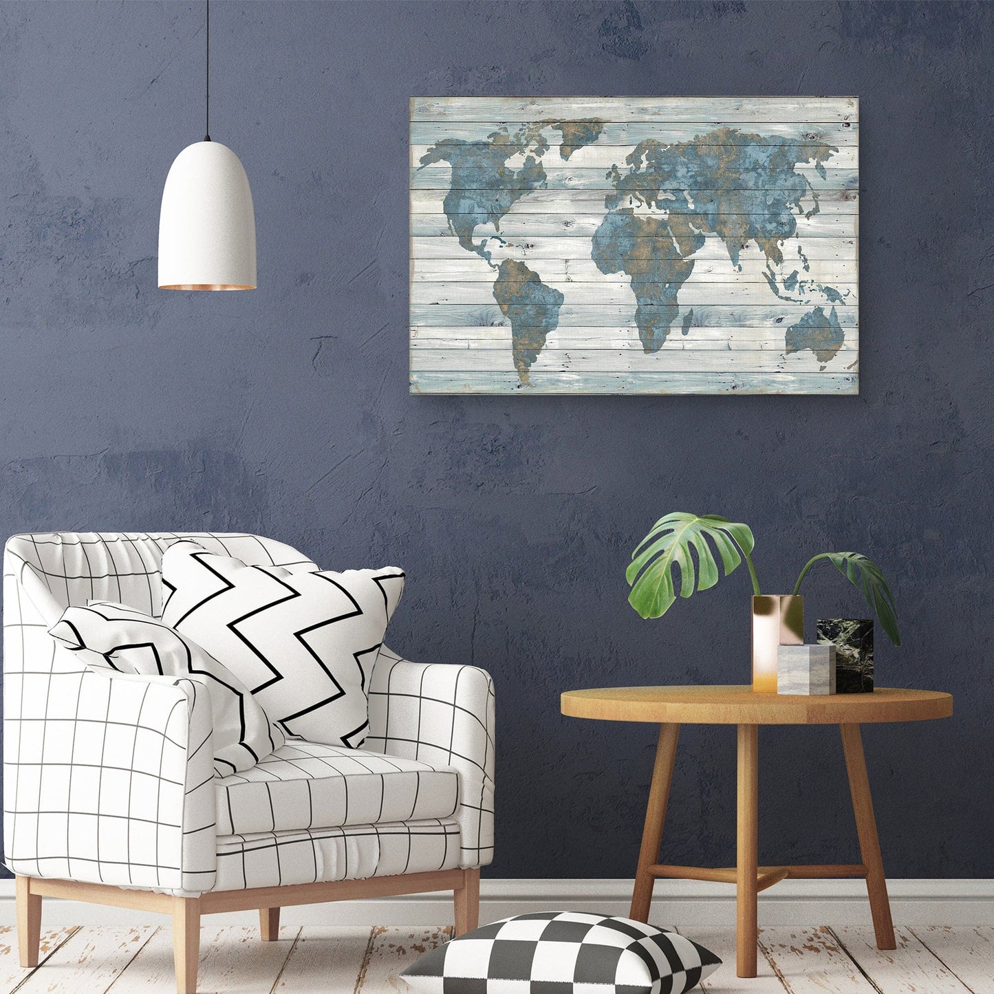 Mundo sobre madera - Jamie MacDowell