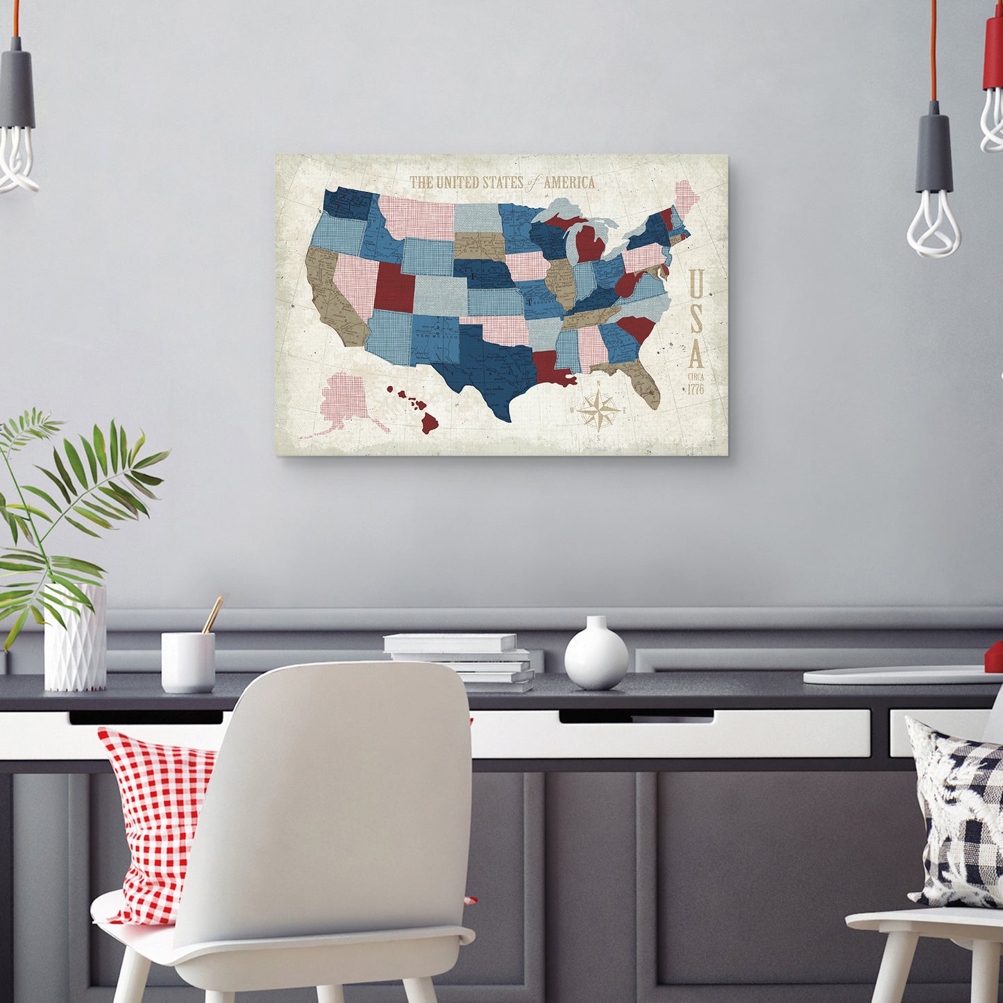 USA Modern Vintage Blue - Michael Mullan