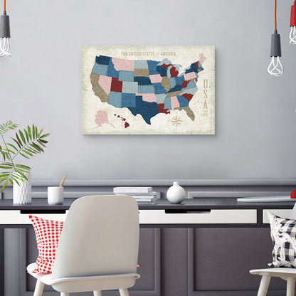 USA Modern Vintage Blue - Michael Mullan