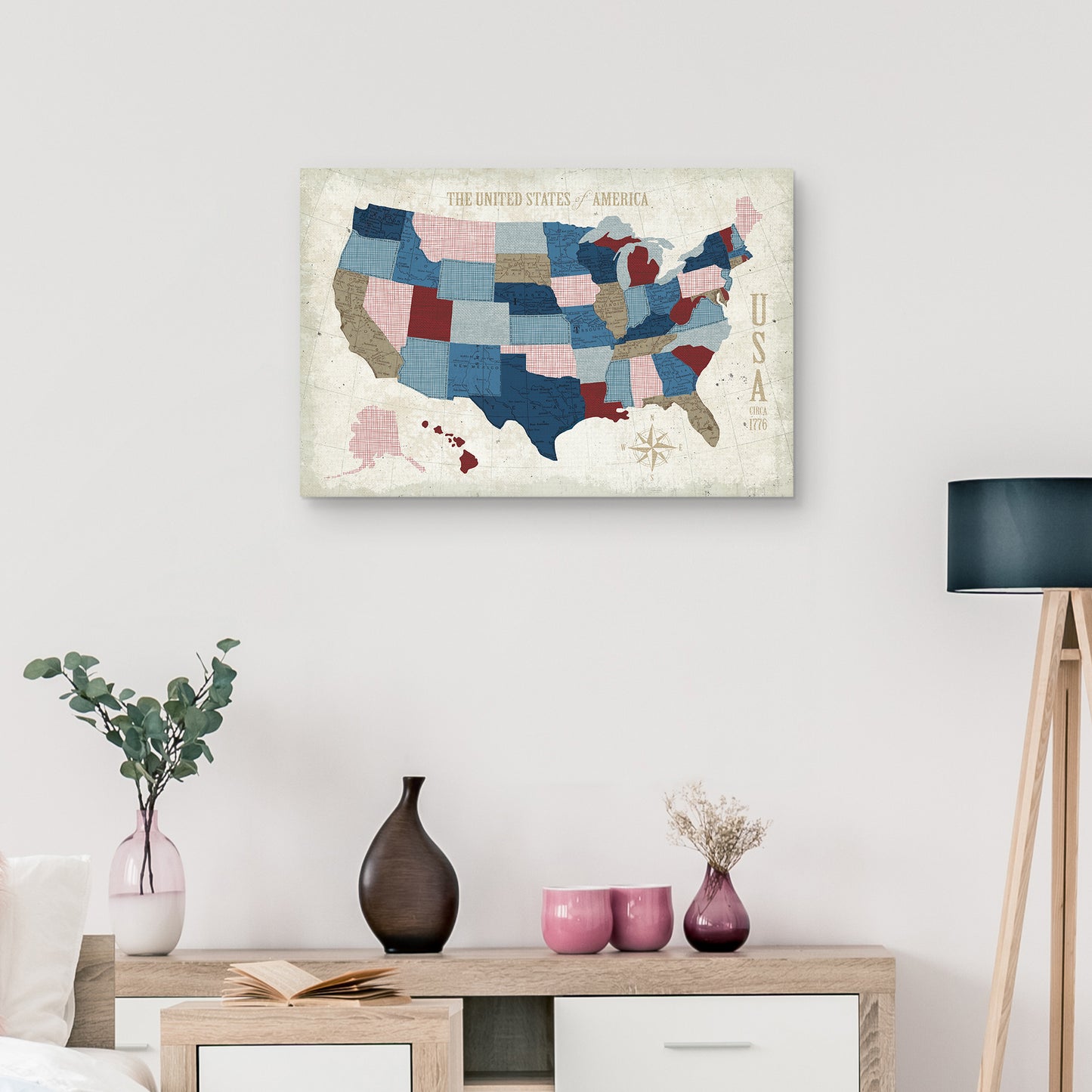 USA Modern Vintage Blue - Michael Mullan