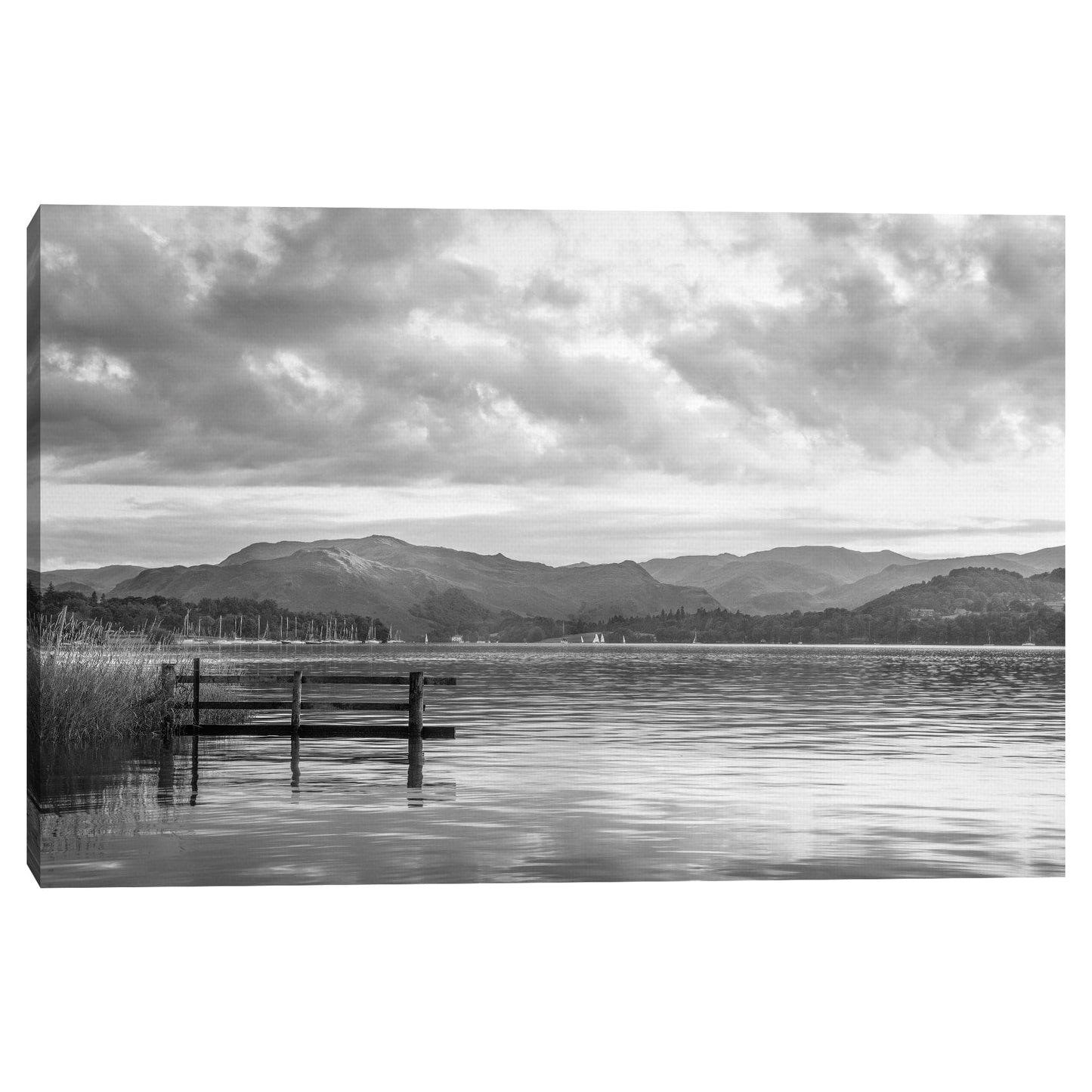 Lago Reflexion B & W - Nocturna