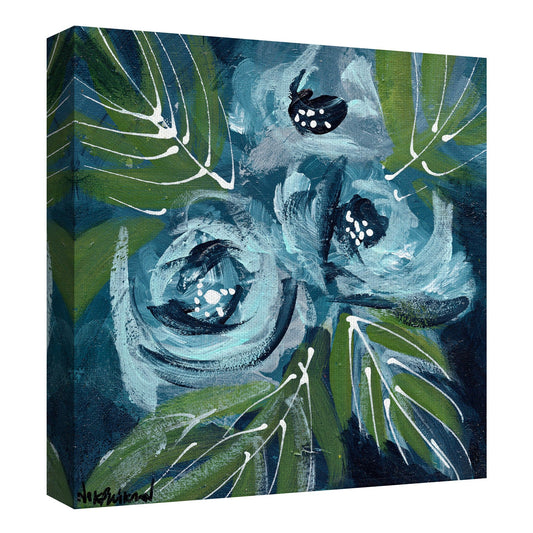 Flores azules - Nikol Wikman