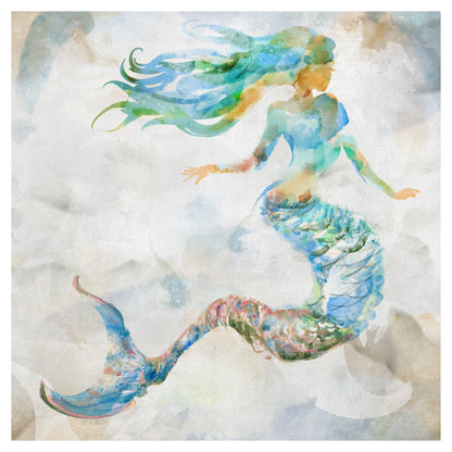 Sirena de acuarela II - Studio Arts