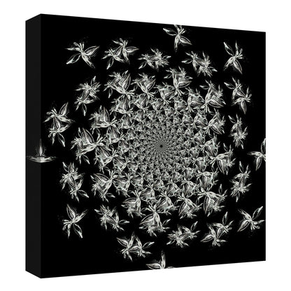 Estampado floral en blanco y negro III - Nikol Wikman