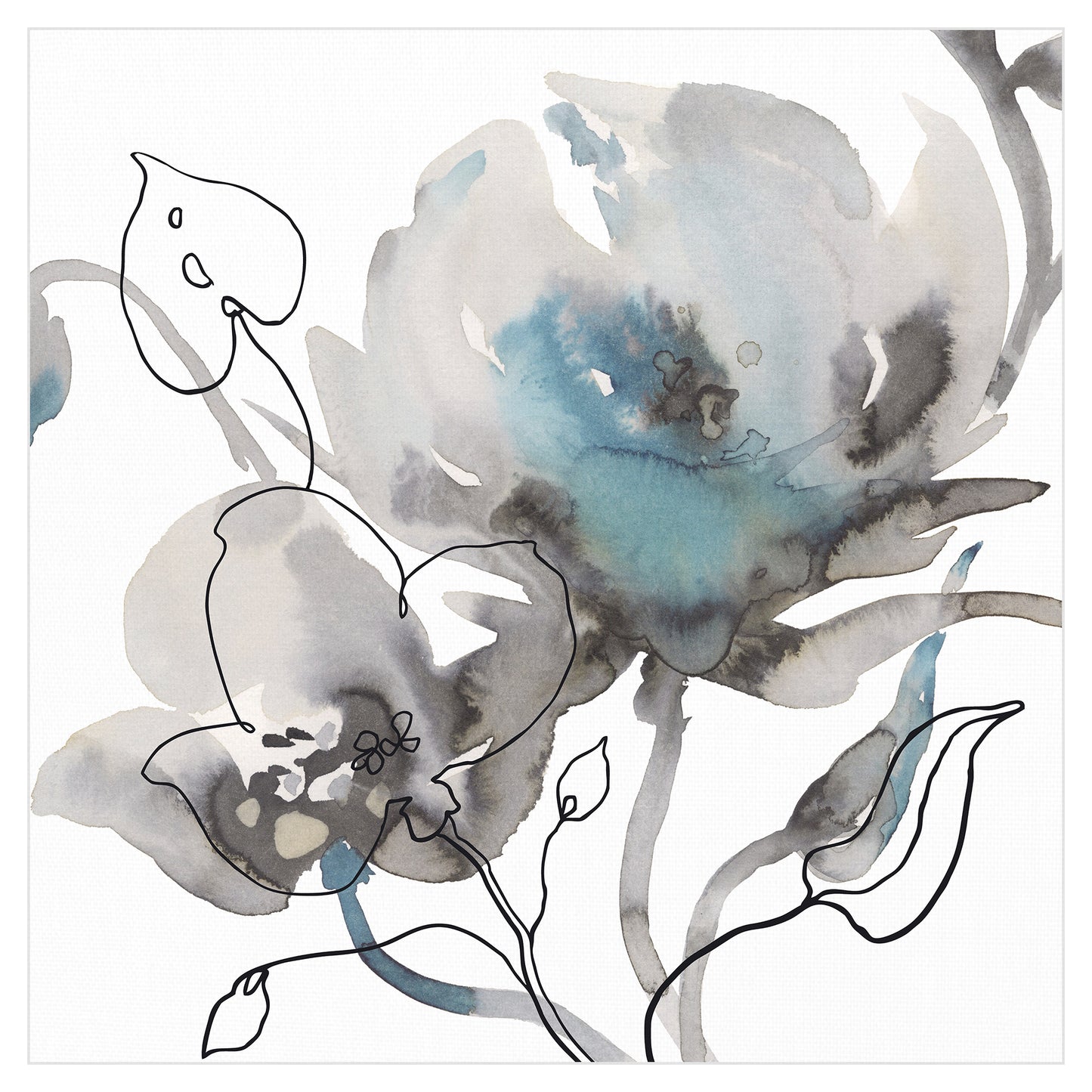 Floral de invierno ilustrado II - Sandra Jacobs