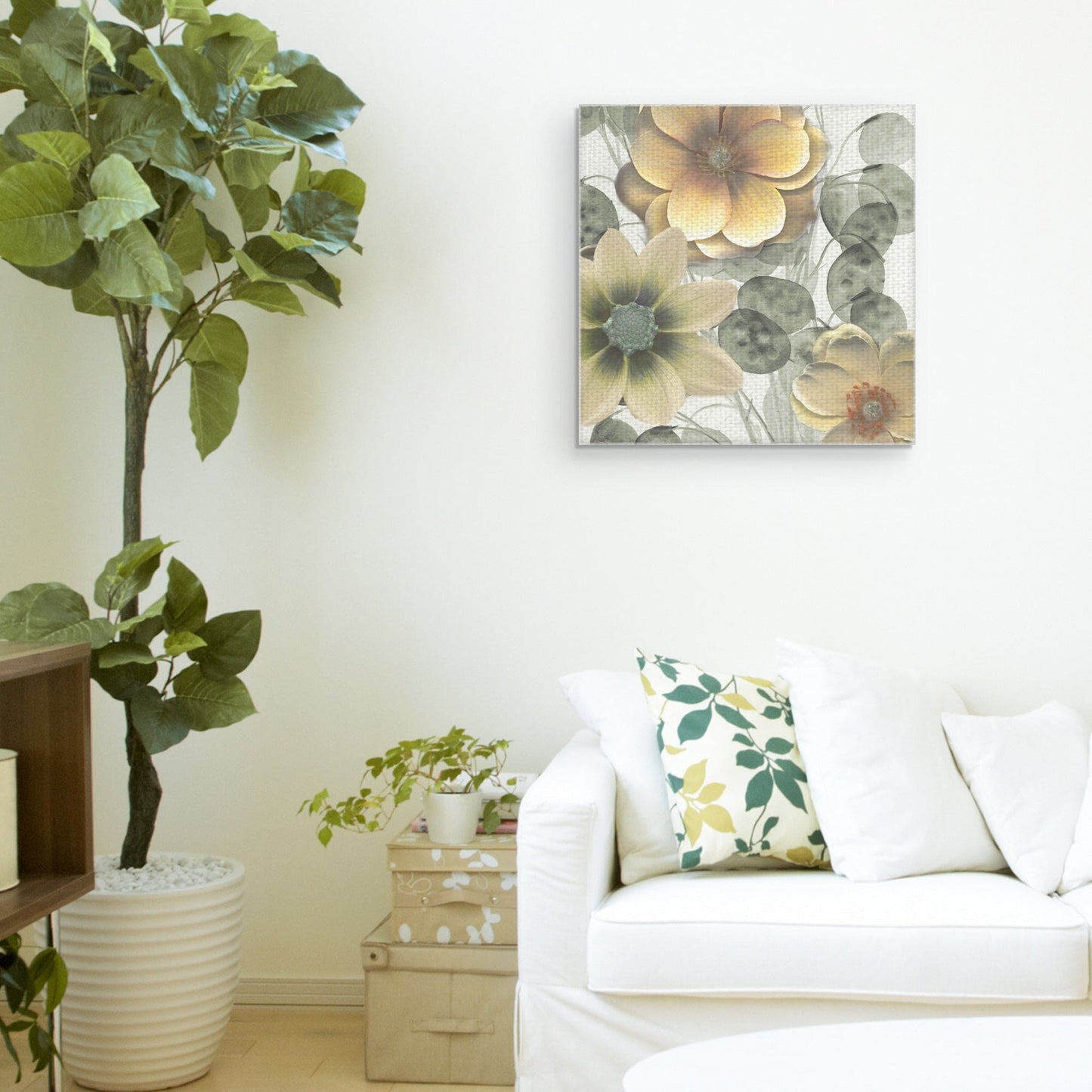 Oro Asiático Floral III - Frannie Funn