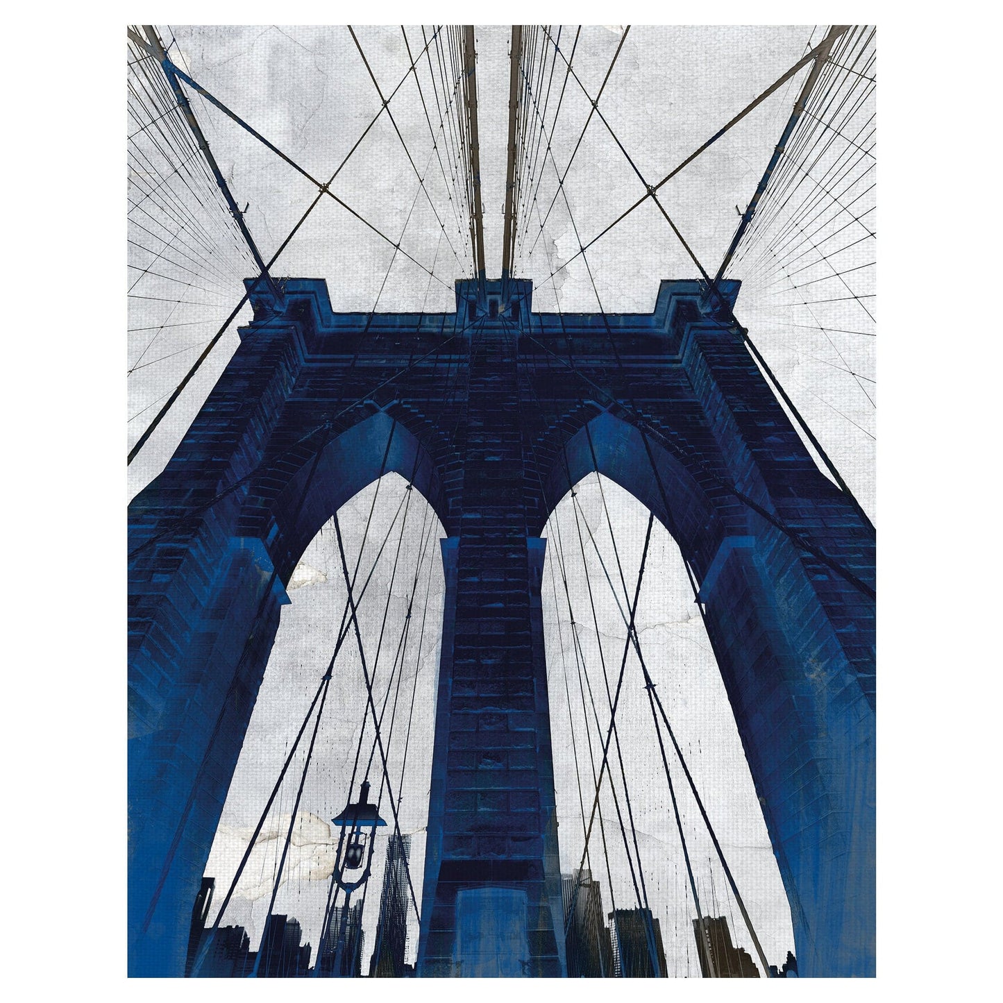 Puente de Brooklyn Azul - GI ArtLab