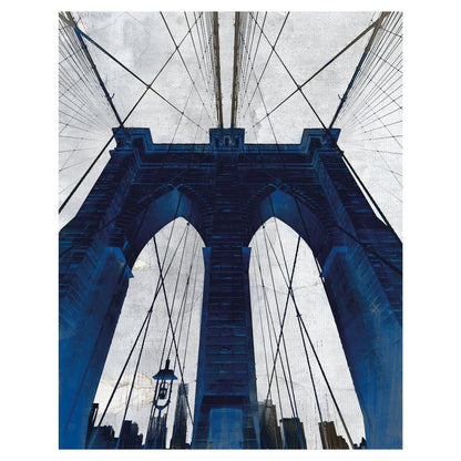 Puente de Brooklyn Azul - GI ArtLab