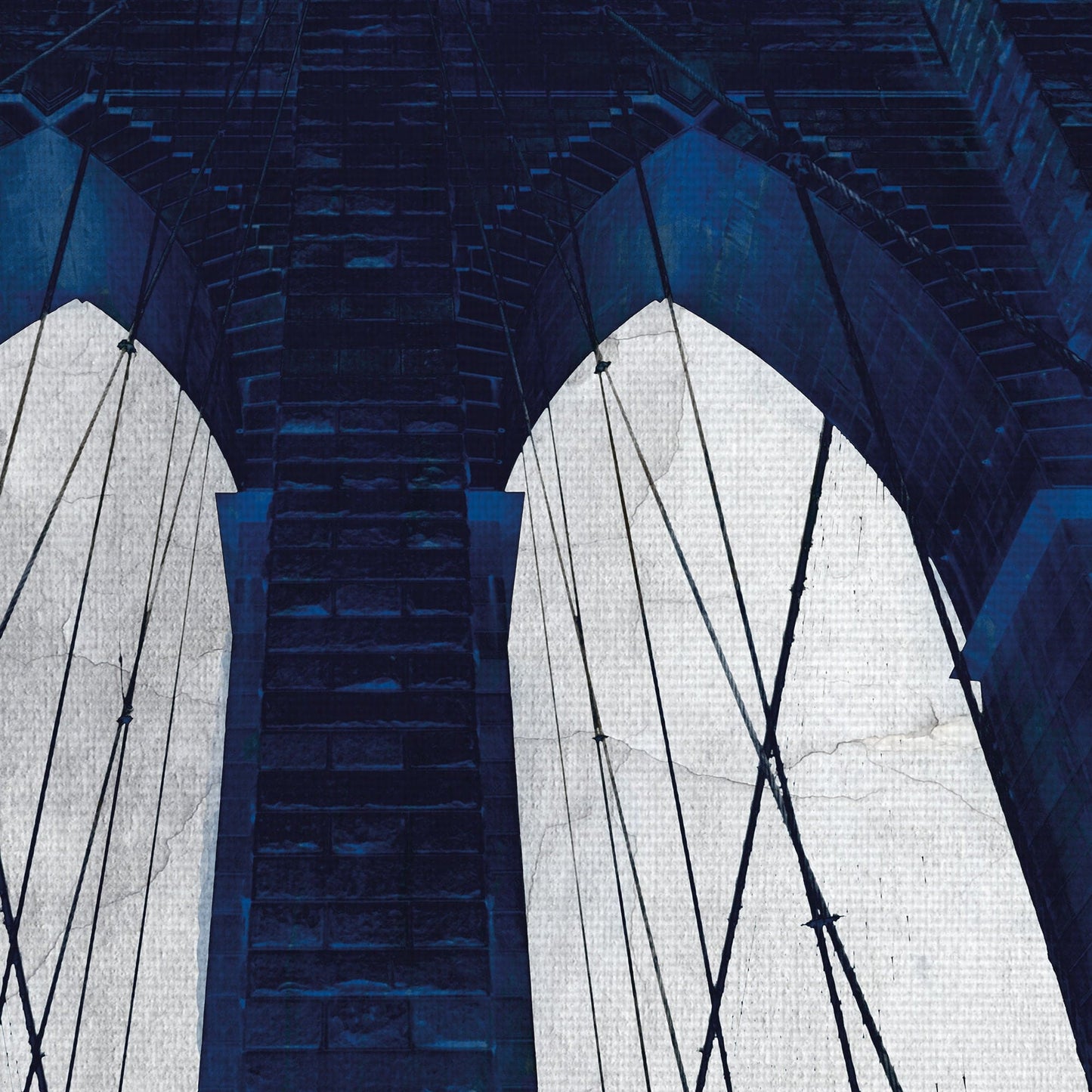 Puente de Brooklyn Azul - GI ArtLab