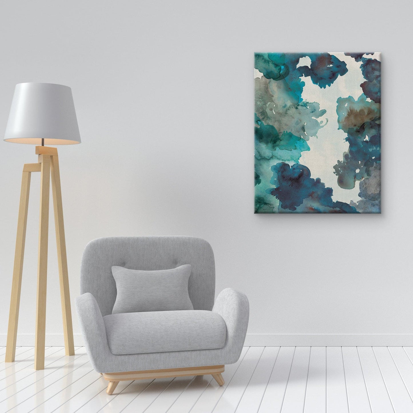 Azul y Aqua Wash - Willowbrook Fine Art