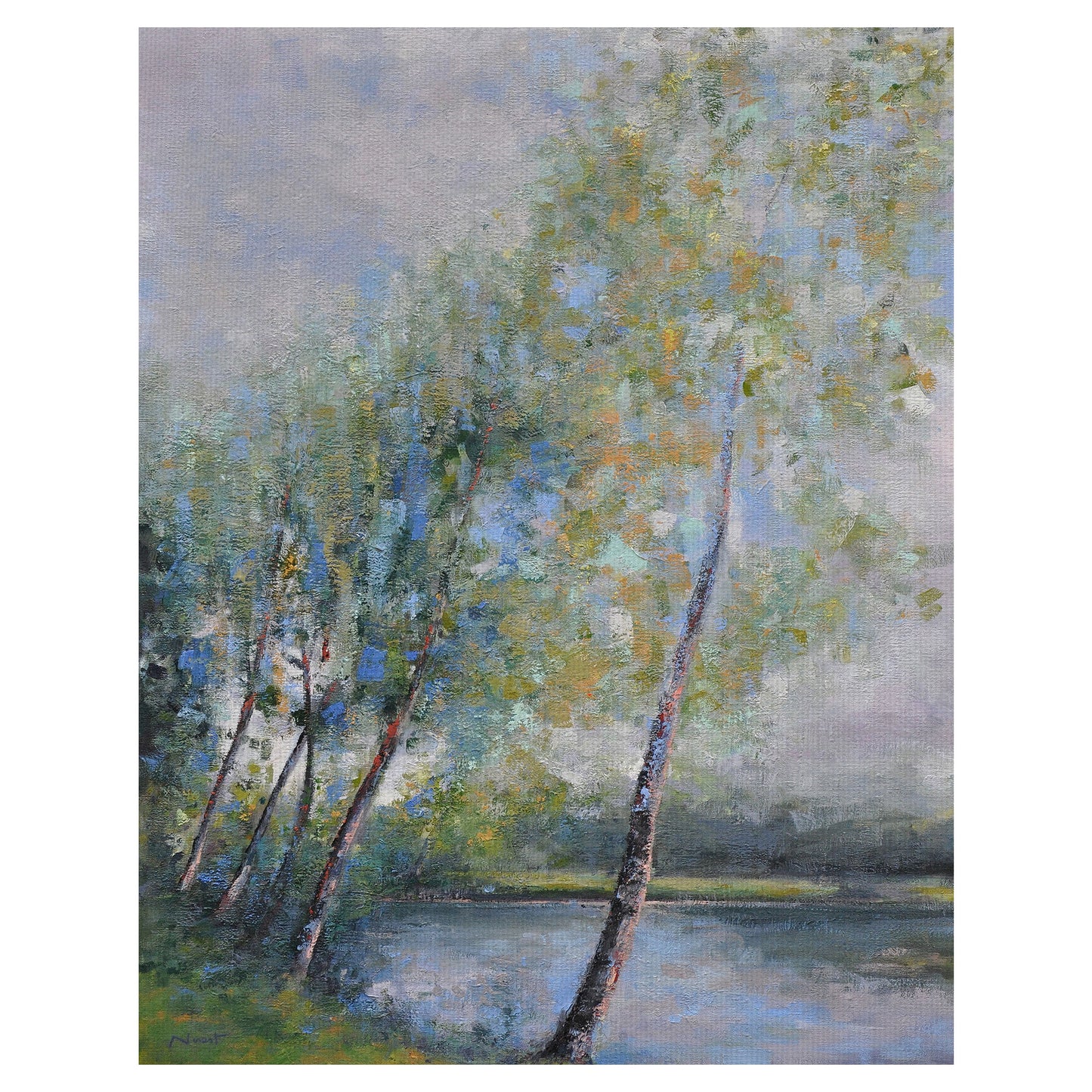 Poesia en Riverbank - Clement Nivert