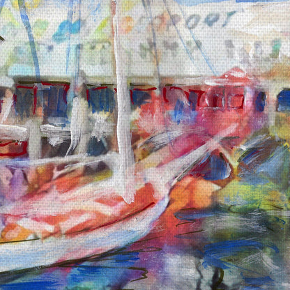 Barco de pesca en el puerto - Freeman Newport