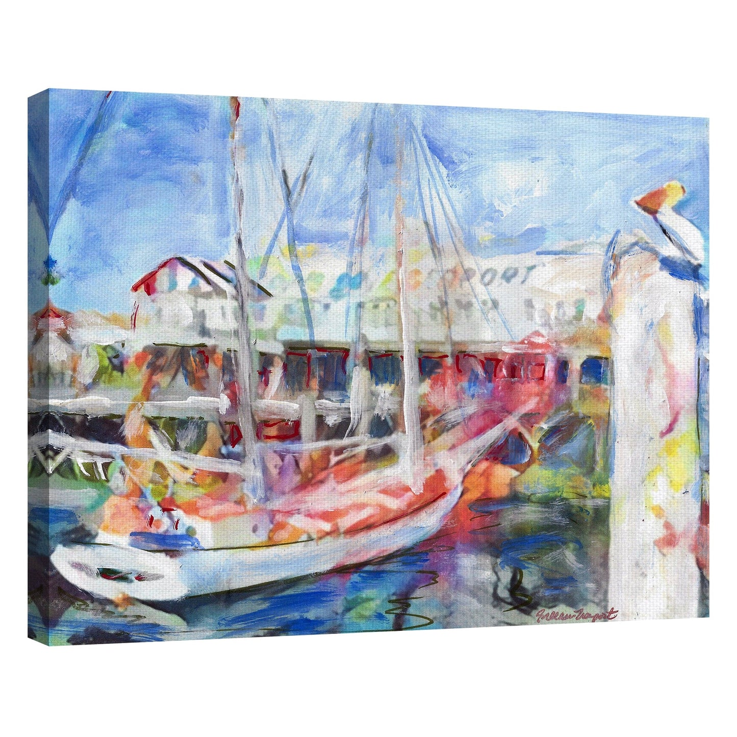 Barco de pesca en el puerto - Freeman Newport