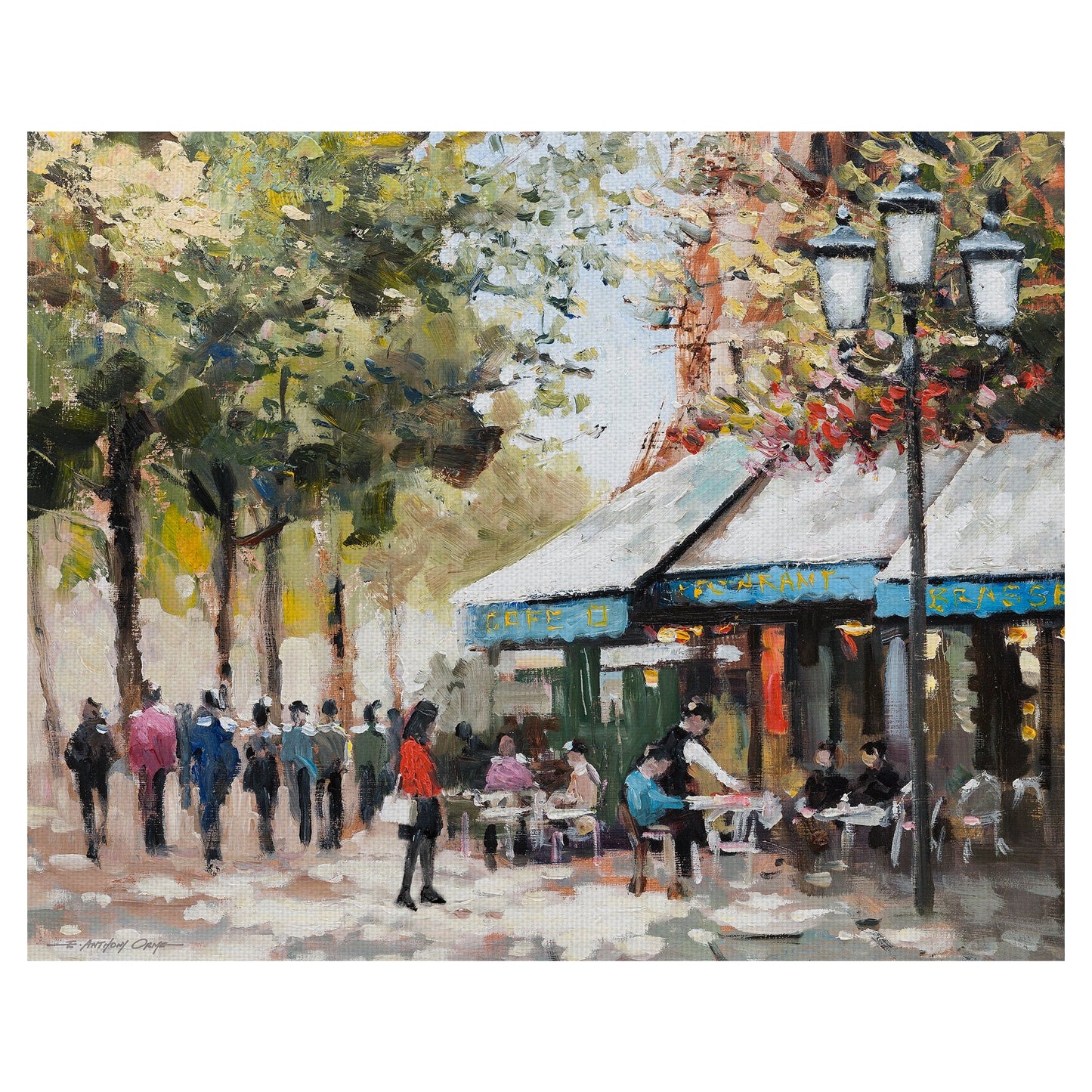 Paris Teal II - E. Anthony Orme