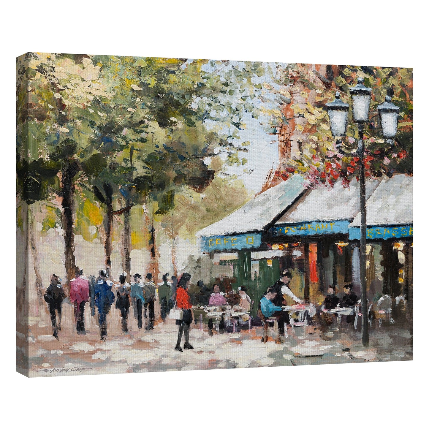 Paris Teal II - E. Anthony Orme